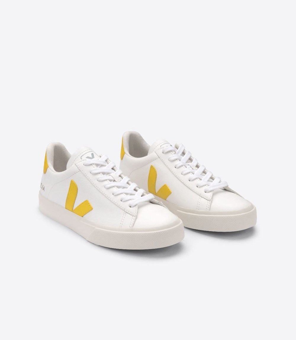 Veja Trainers Mens White - Campo Chromefree - ZBXV-75496